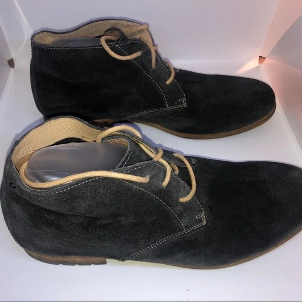 Rockport Black Lace Up‎ Leather Ankle Boots Men's 11.5